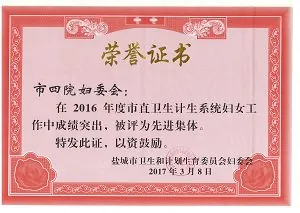 2017年获得荣誉
